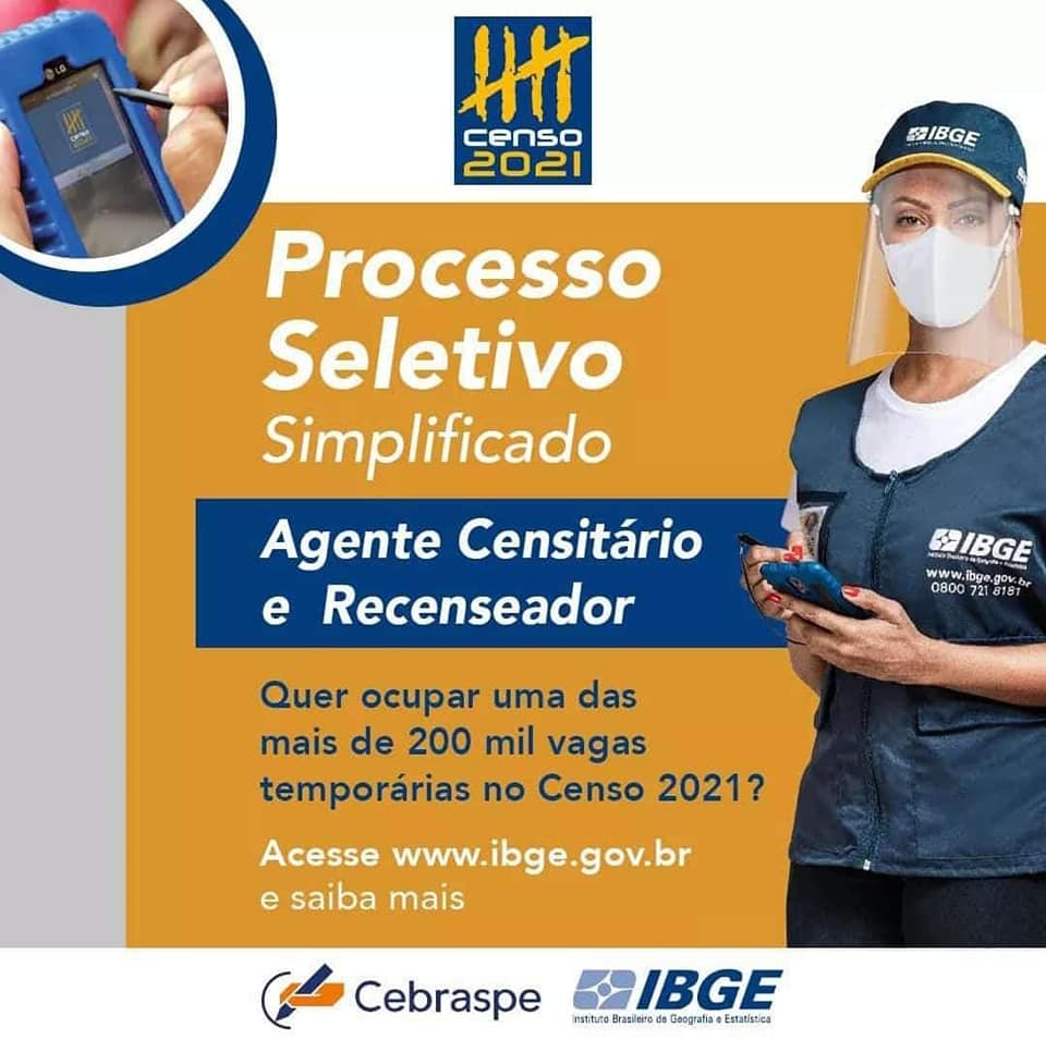 Ariranha do Ivaí tem 2 vagas para Recenseador