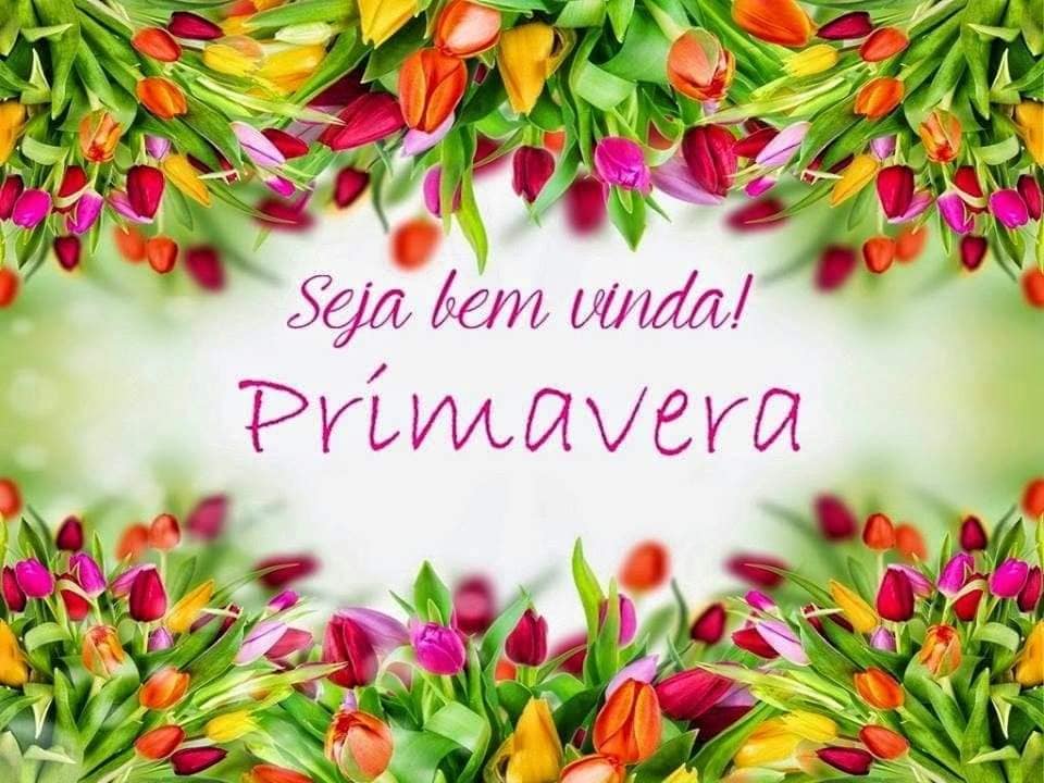 Seja bem vinda! Primavera