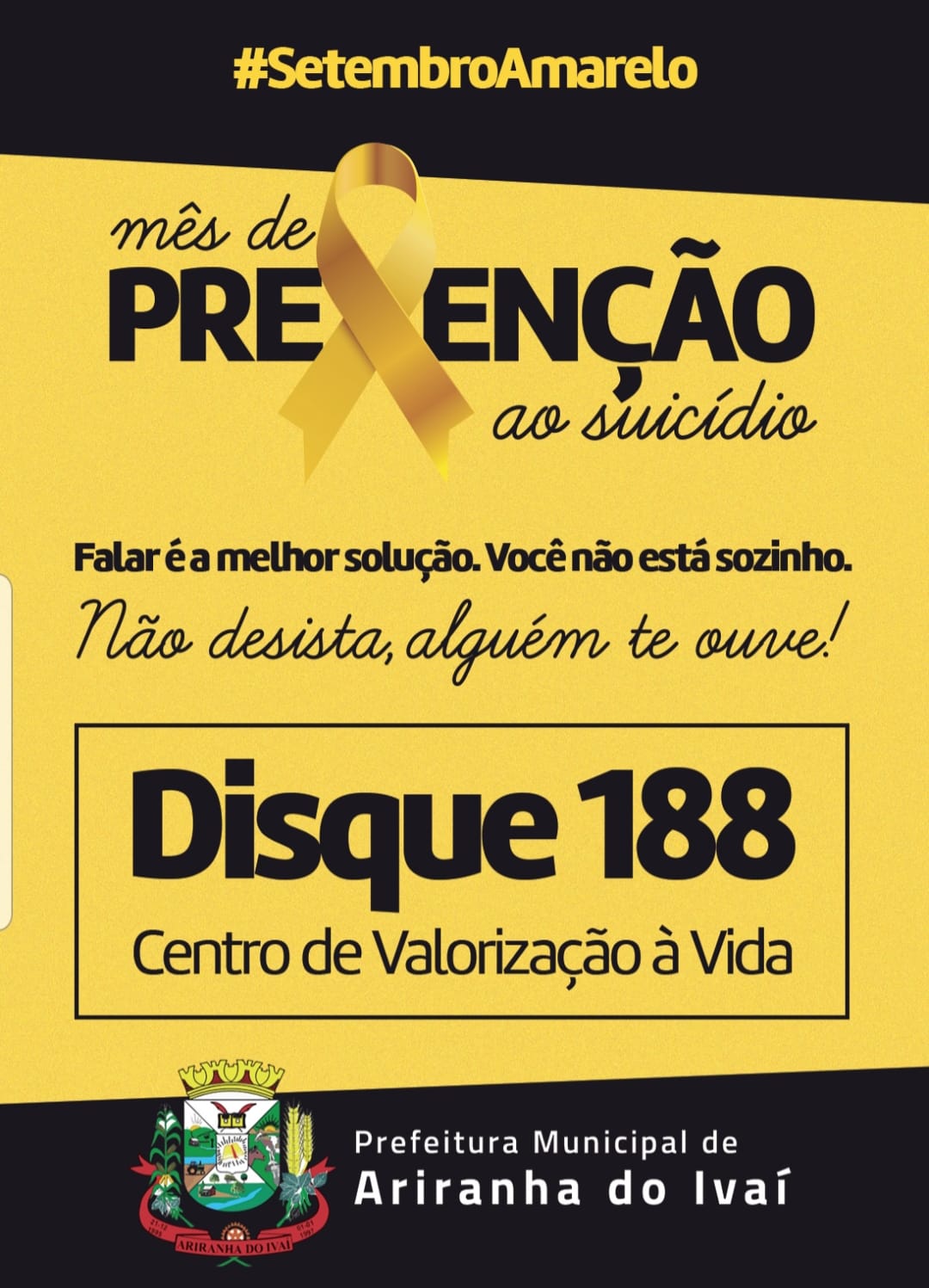 Mês de Setembro, Prevenção contra o Suicídio