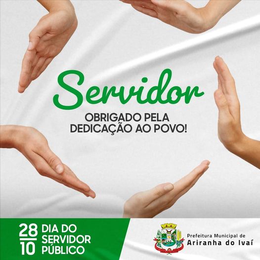 28/10 DIA DO SERVIDOR PÚBLICO