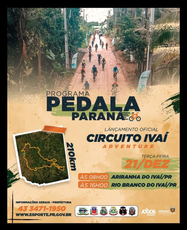 Programa Pedala Paraná - Lançamento oficial Circuito Ivaí Adventure