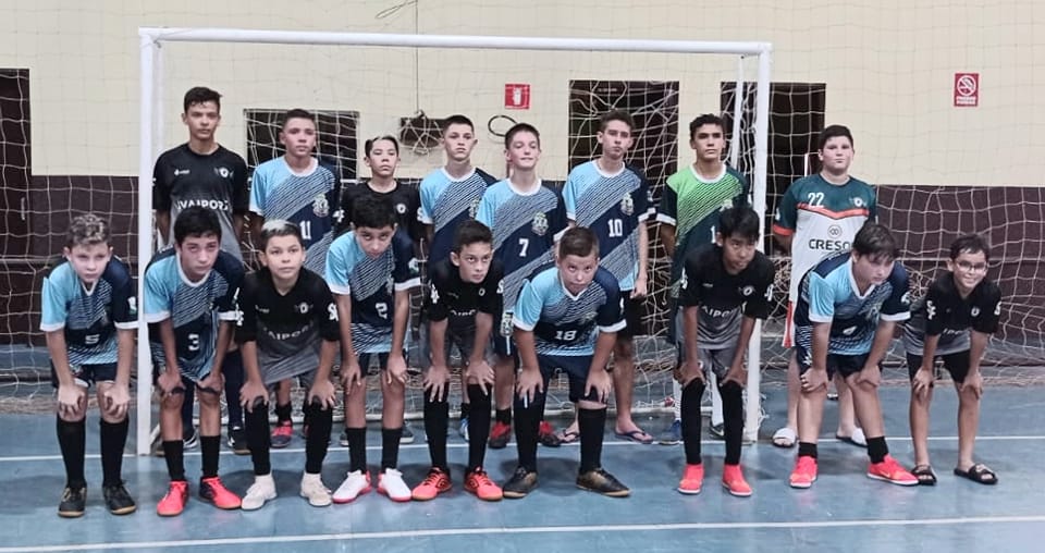 Equipe de futsal Sub-13 de Ariranha recebe equipe de Ivaiporã para amistoso