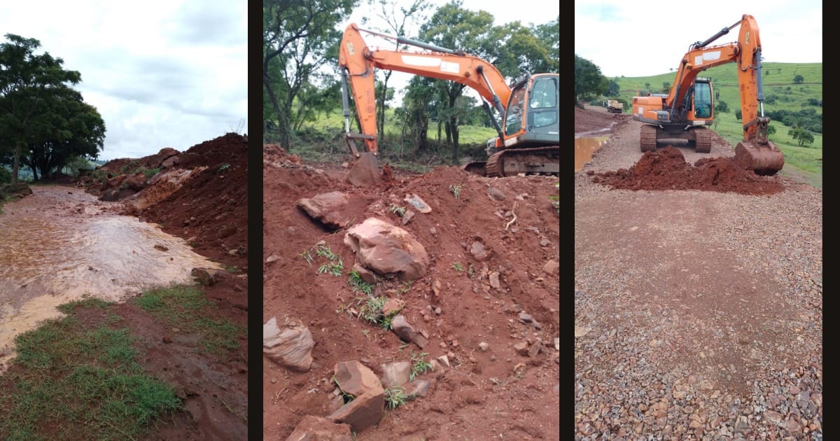 Melhorias em mais dois trechos da estrada rural do Nova Aliança/Rio Azul