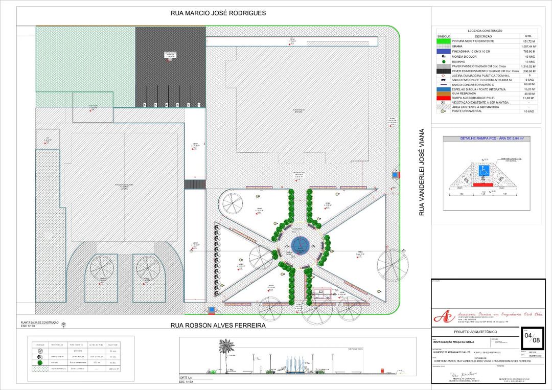 Prefeitura de Ariranha do Ivaí recebe autorização para a homologação da revitalização da Praça próxima à rua Robson Alves Ferreira