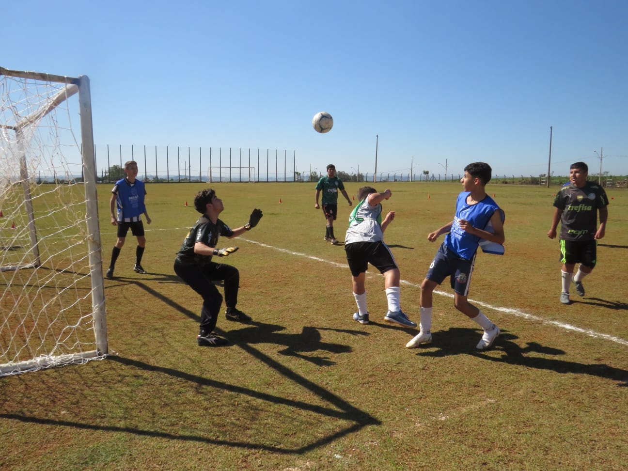 Equipe sub 15 de Ariranha do Ivaí segue treinando para a próxima rodada da Copa Sesc Fut7 Sub 15