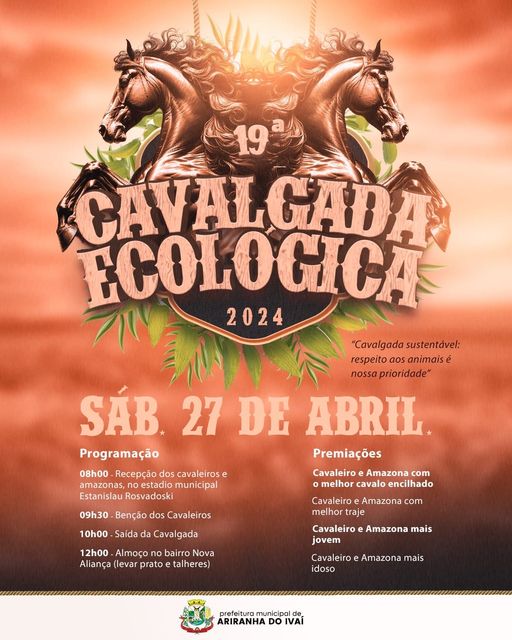 19ª Cavalgada Ecológica de Ariranha do Ivaí!