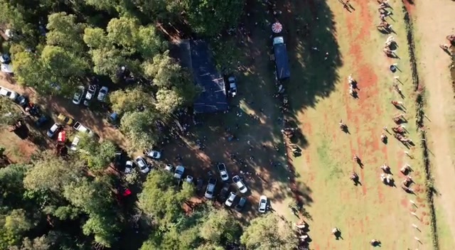 Imagens aéreas da 18ª Cavalgada Ecológica de Ariranha do Ivaí