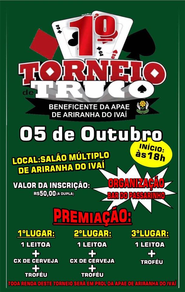 1 TORNEIO DE TRUCO