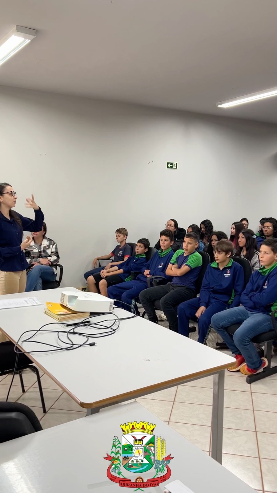 Defesa Civil promove palestra educativa sobre prevenção e segurança durante temporais em Ariranha do Ivaí